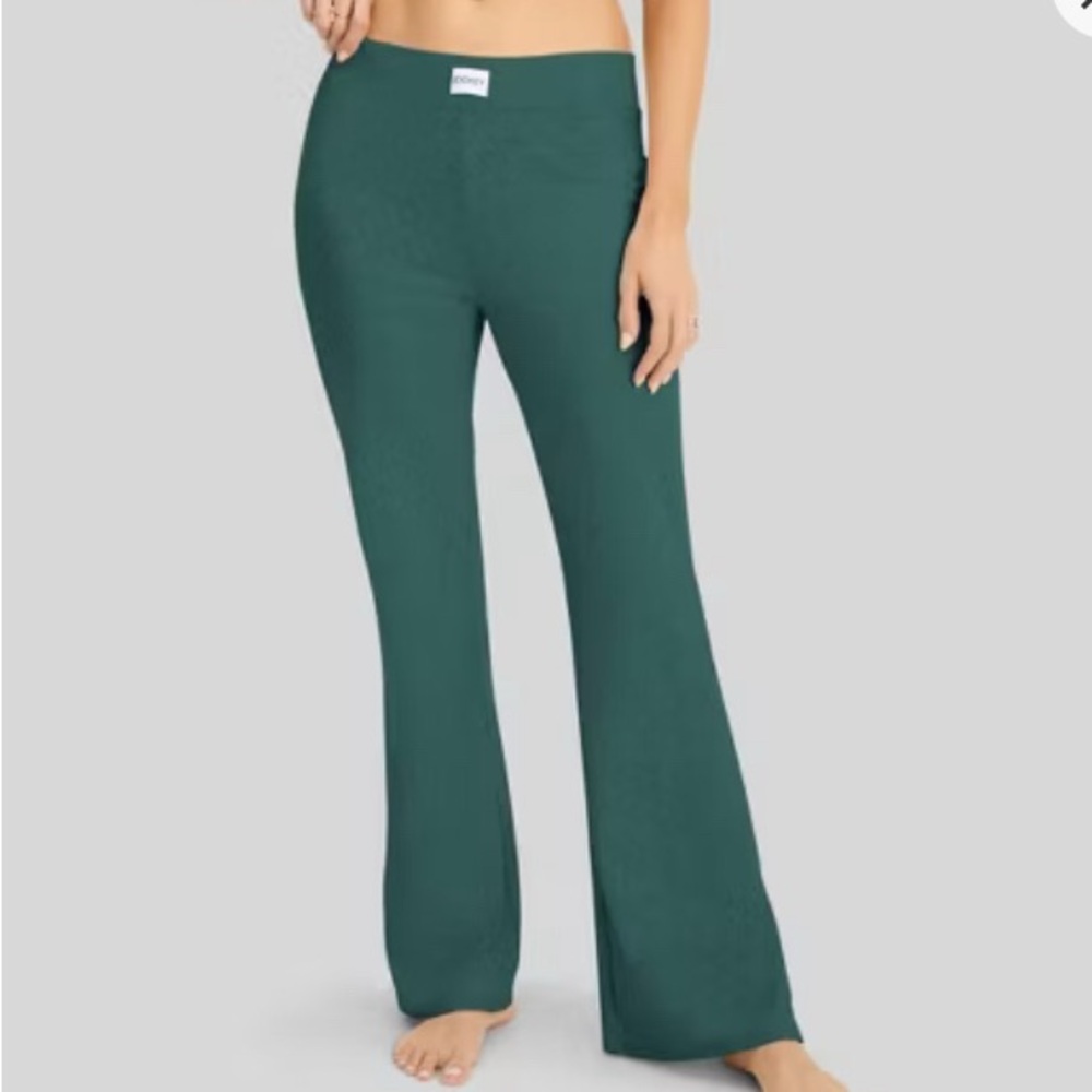 Jockey Teal Split Flare Yoga Pants